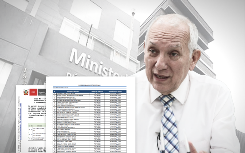 Fact checking: La respuesta del Minedu sobre las consultorías y el CNE