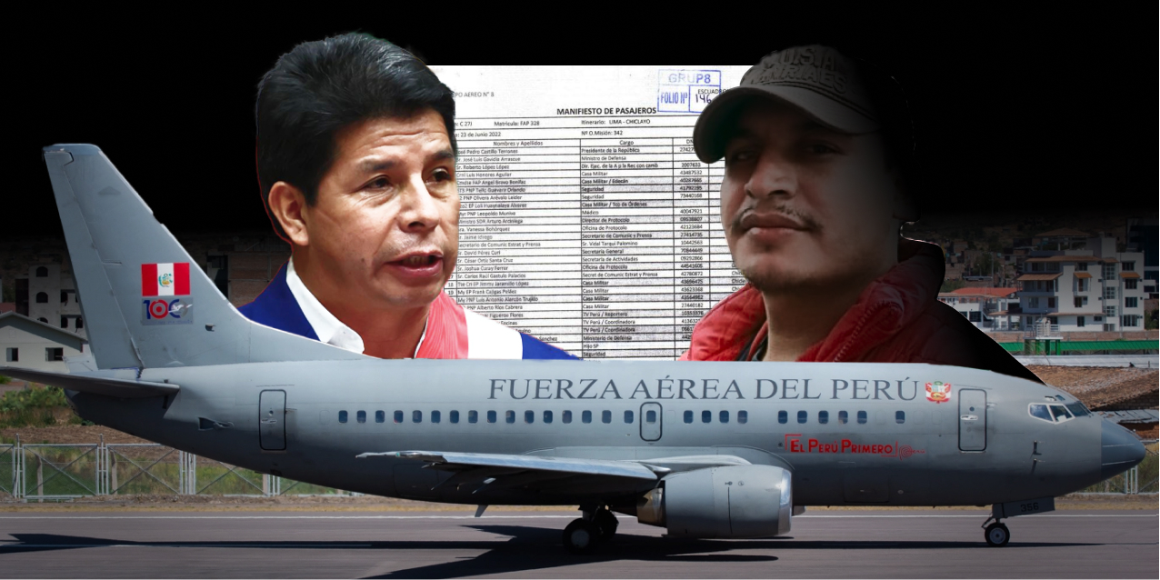¿Fuga en el avión presidencial?