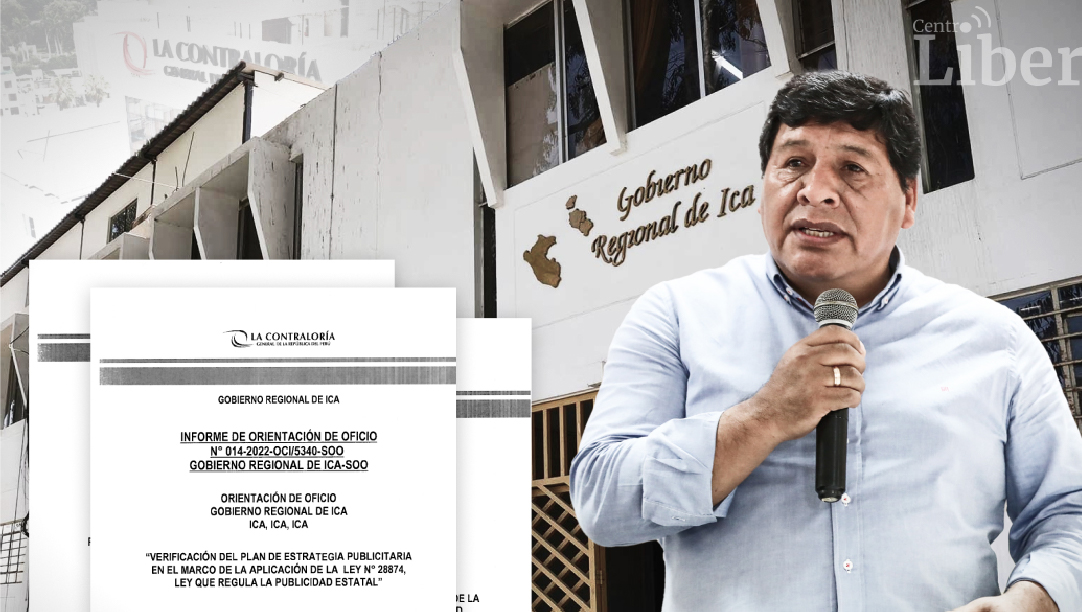 Contraloría detecta irregularidades en los gastos de publicidad en el GORE Ica
