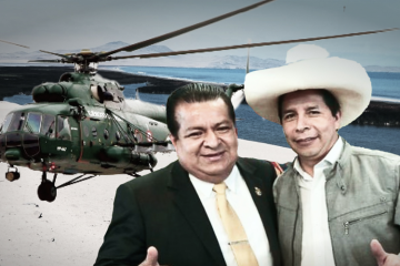 Pedro Castillo utilizó helicóptero del Ejército para viaje familiar a la playa
