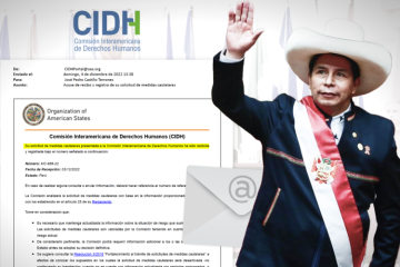 Pedro Castillo solicitó medidas cautelares a la CIDH cuando aún era presidente